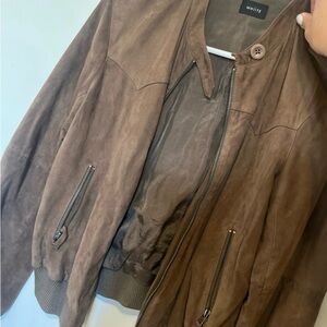 WHITE Copenhagen Brown Goat suede
Leather Coat